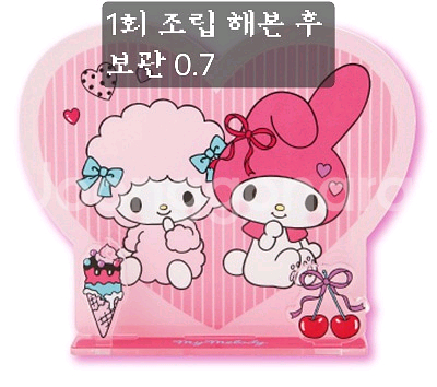 2024 산리오 할로윈/마이멜로디 피아노쿠지가방,아크릴--1