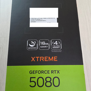 (미개봉)기가바이트 RTX 5080 워터포스 팝니다