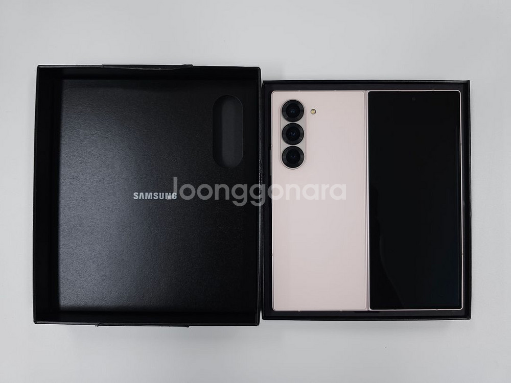 미개통 자급제 갤럭시Z폴드6 256GB 핑크 색상--0