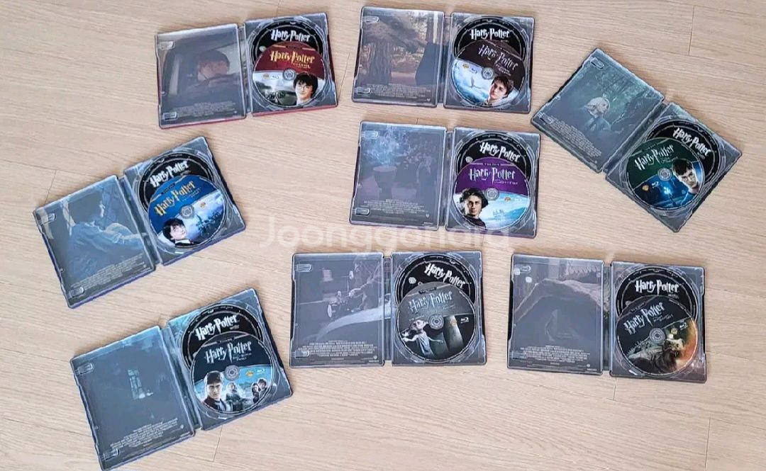 해리포터 블루레이 스틸북(8 BD + 8 DVD) 판매--1
