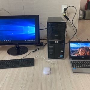 HP 파밀리온 HPE -360KI 정품 4코어 데스크탑