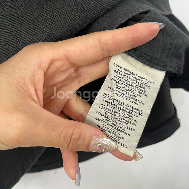데님앤서플라이 랄프로렌 초코브라운 반팔 티셔츠--5