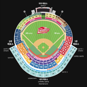 6월27일 ssg 한화 으쓱이존 통로 6블럭