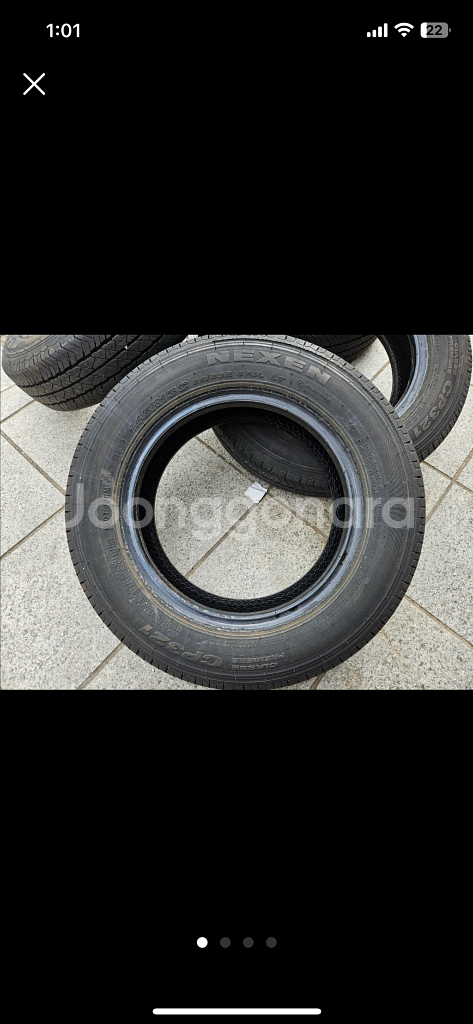 포터2 뒤타이어 145r13 8p 4짝 판매합니다--2