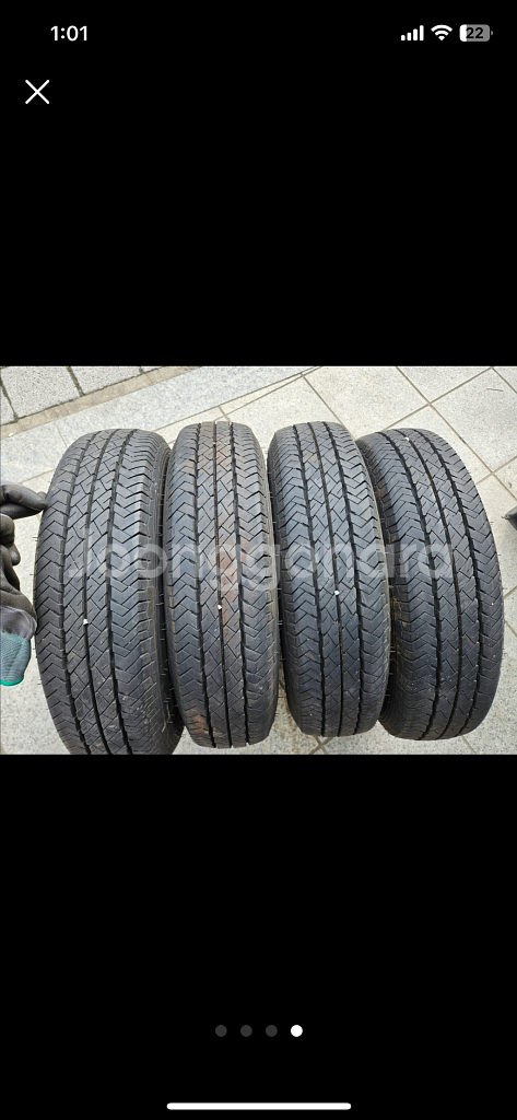 포터2 뒤타이어 145r13 8p 4짝 판매합니다--1