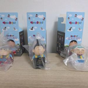 (미개봉) 짱구 연필깍이 피규어 3종 일괄