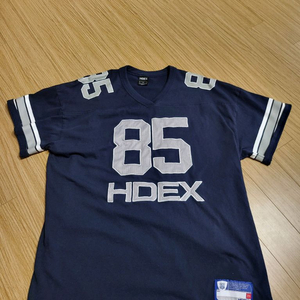 HDEX 오버사이즈 풋볼 숏 슬리브 네이비 L