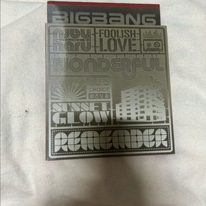 빅뱅 2집 리멤버 remember 붉은노을