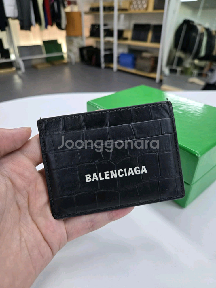 발렌시아가 로고 카드지갑--0