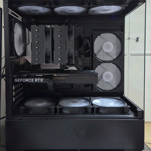 9600x + 5060ti 16gb 올블랙 데스크탑