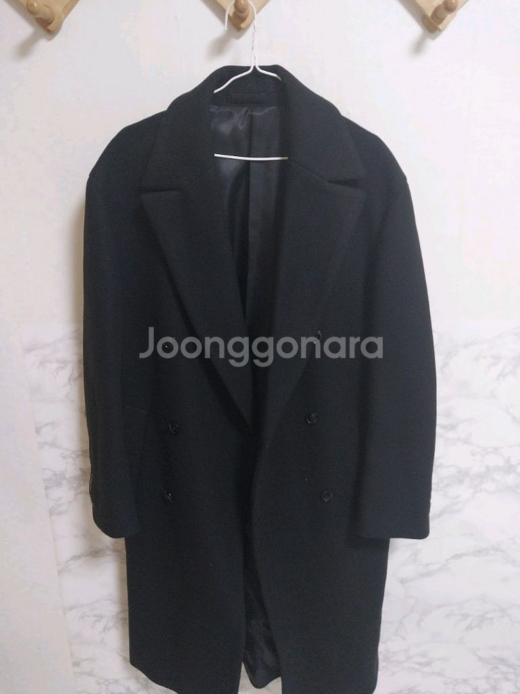 BOWTIE 블랙 롱 코트 남성용 중고 10000원 급--0