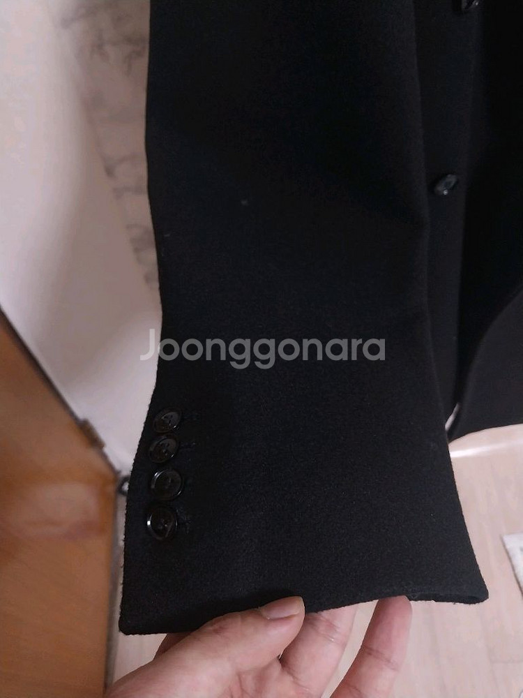 BOWTIE 블랙 롱 코트 남성용 중고 10000원 급--4