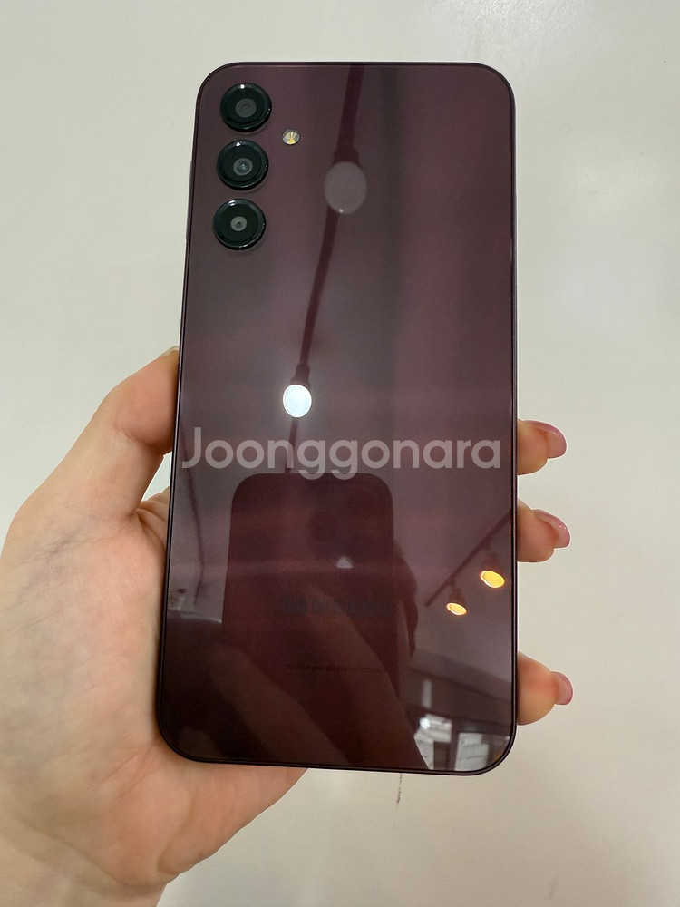 A급/보증기간O)갤럭시A24 128GB 레드 /Y881--1