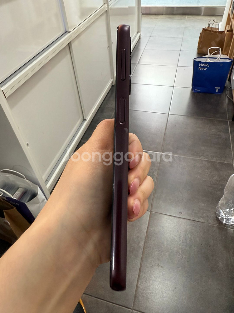 A급/보증기간O)갤럭시A24 128GB 레드 /Y881--6