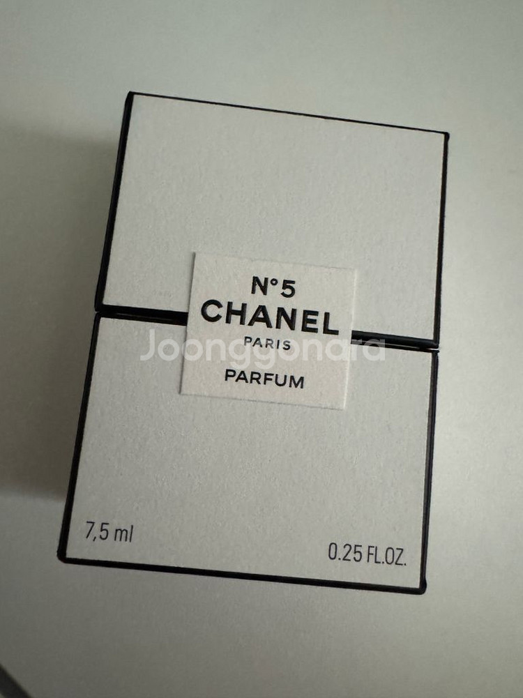 샤넬 7.5 ml 향수 박스 포장 새상품--2