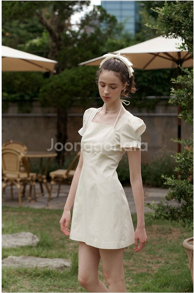 플로움 Blooming Halter Neck Dress--0