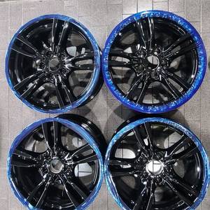 bmw 정품, 3시리즈 18인치 휠 한대분(유광블랙)
