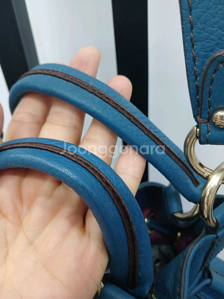 LANCEL 프랑스 란셀 복조리 가죽버킷백 스몰--3