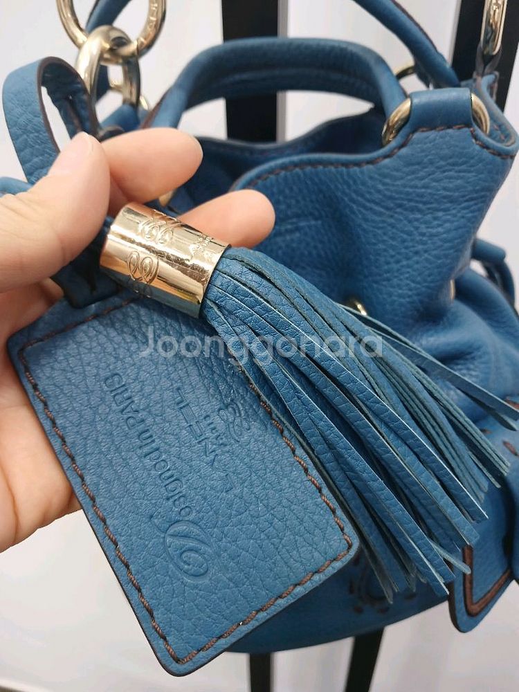 LANCEL 프랑스 란셀 복조리 가죽버킷백 스몰--5