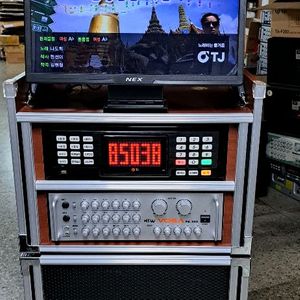 태진 노래방반주기 이동식세트