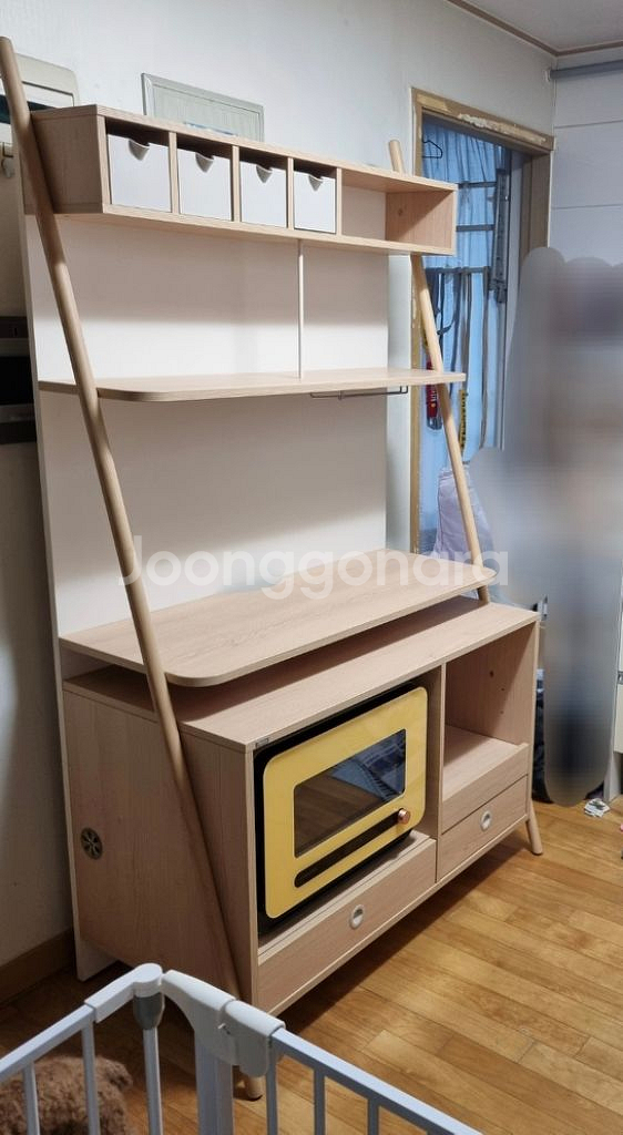 일룸 레마 카페장 1000,미니서랍4개,와인잔거치대--1