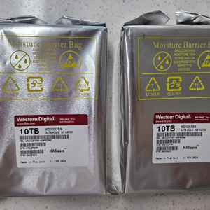 WD RED PRO 10TB 하드디스크 미개봉 팝니다.