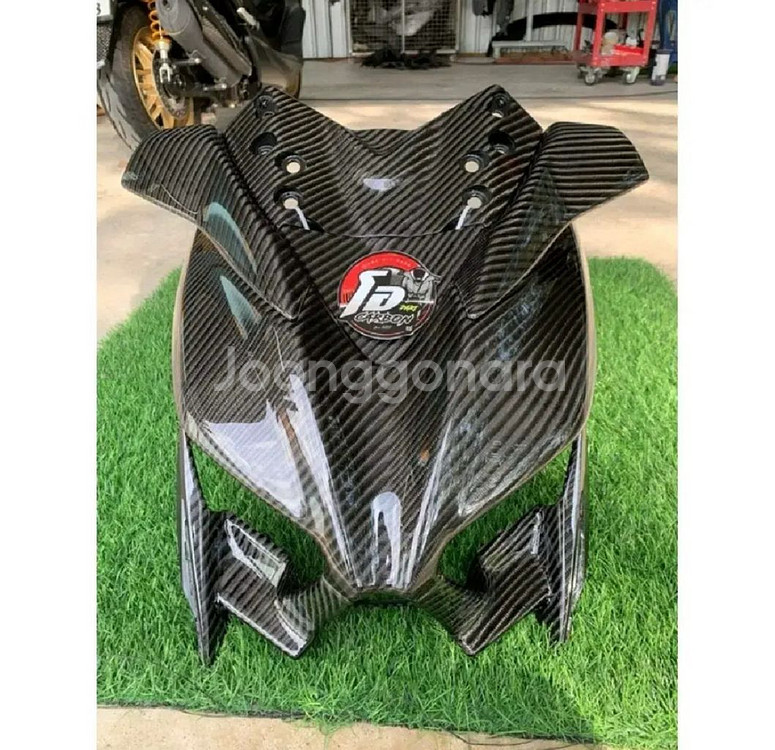 XMAX300 카본프론트방패커버 셋트 2017-2022--0