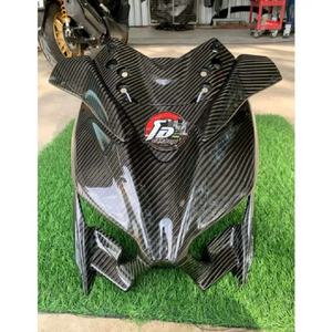 XMAX300 카본프론트방패커버 셋트 2017-2022