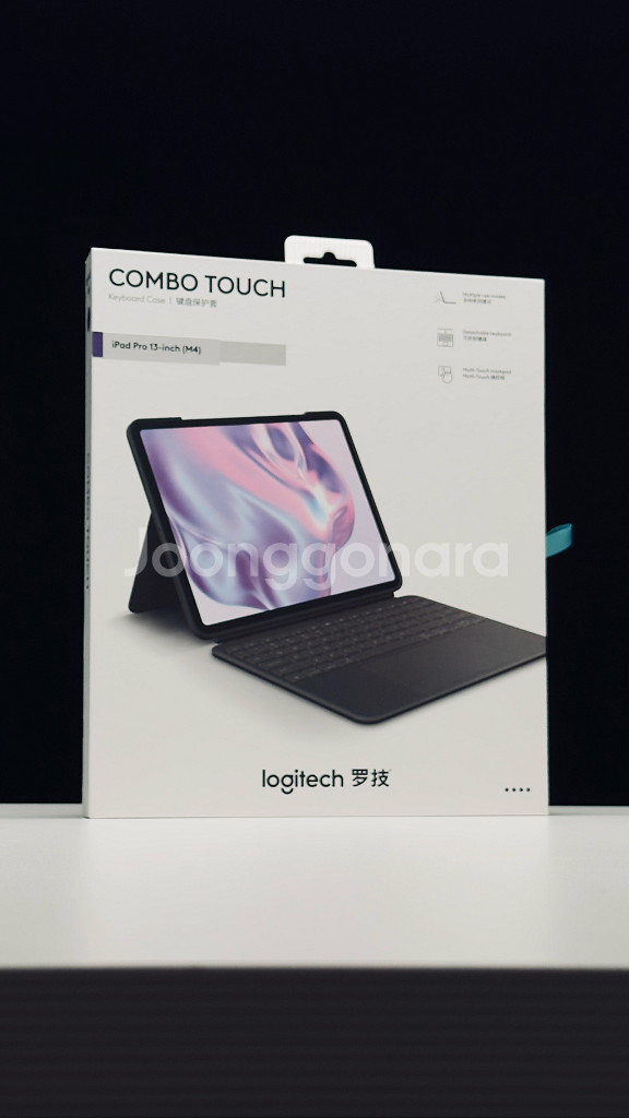 로지텍 콤보터치 아이패드 프로 m4 13인치 영문자판--0
