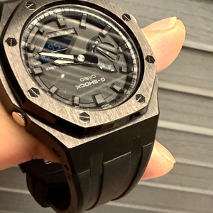 GA-2100 올블랙 커스텀 지샥 지알오크 카시오크