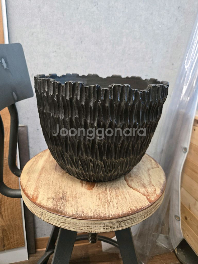 오도로 대형 팟 화분 블랙 코덱스팟--0
