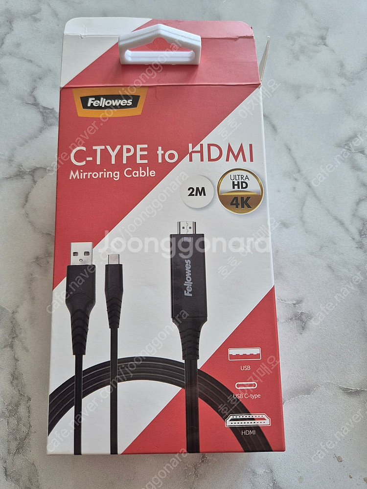 펠로우즈 C타입 to HDMI 미러링 케이블--1