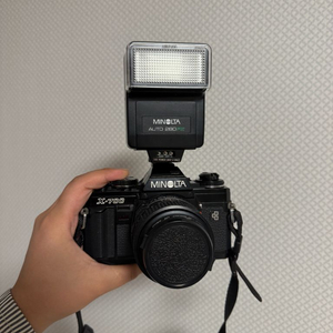 미놀타 X-700 필름카메라 + 미놀타 auto 280