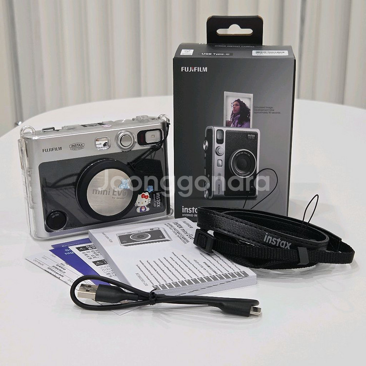 후지 필름 인스탁스 미니 에보 폴라로이드 카메라--0