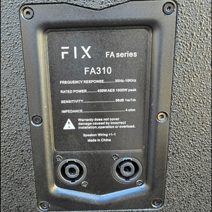 [FIX] FA310 듀얼 10인치 중고스피커