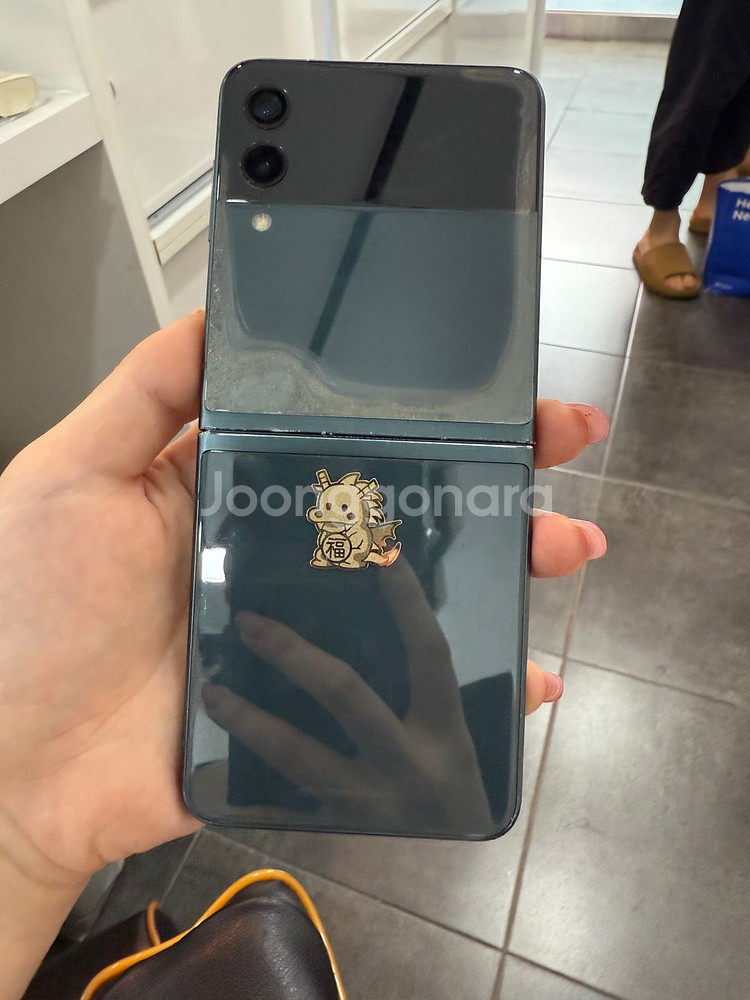 갤럭시Z플립3 256GB 그린 /Y888--5