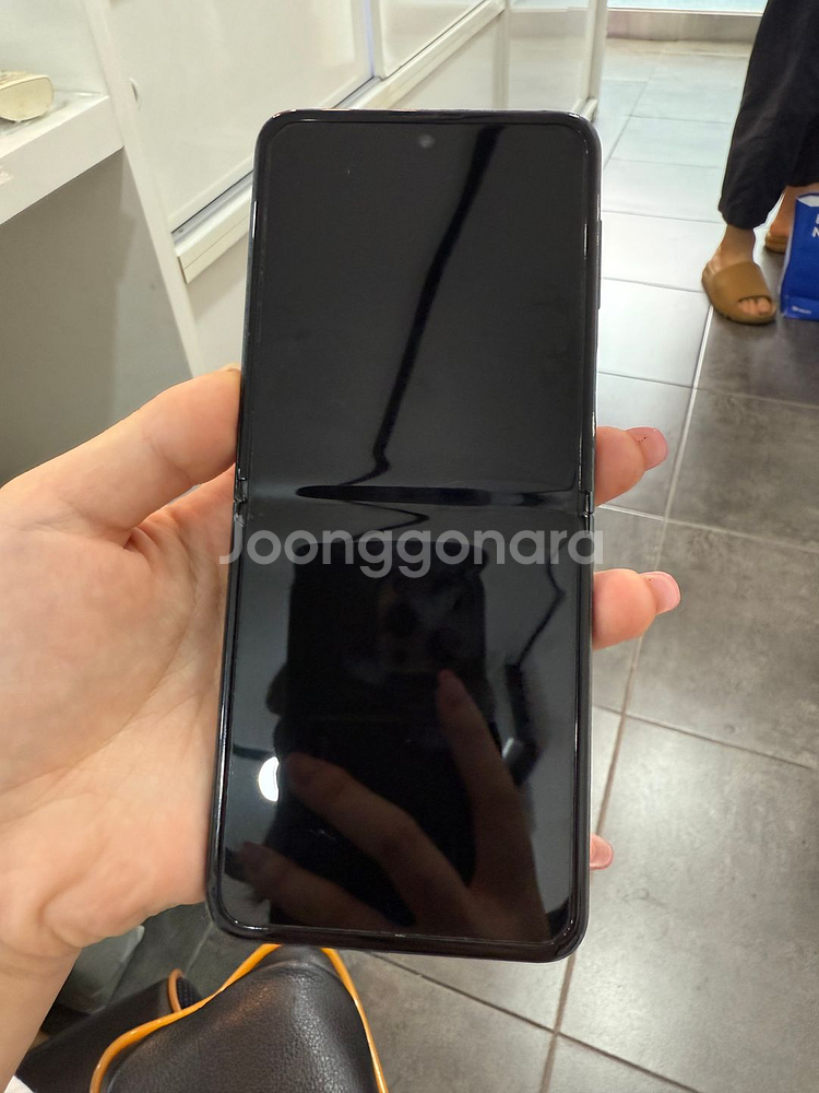 갤럭시Z플립3 256GB 그린 /Y888--0