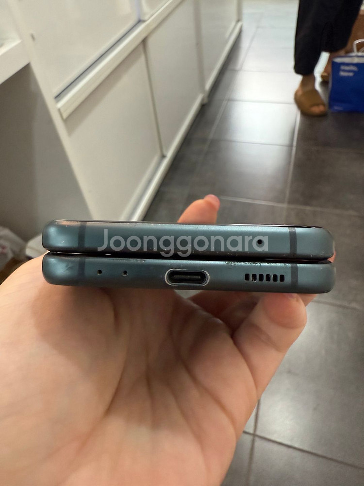 갤럭시Z플립3 256GB 그린 /Y888--3