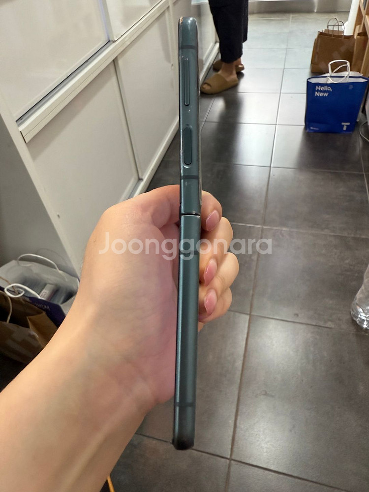 갤럭시Z플립3 256GB 그린 /Y888--4