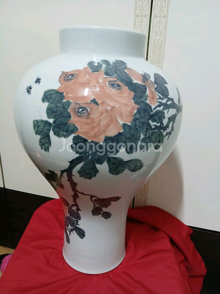 장미 도자기--1