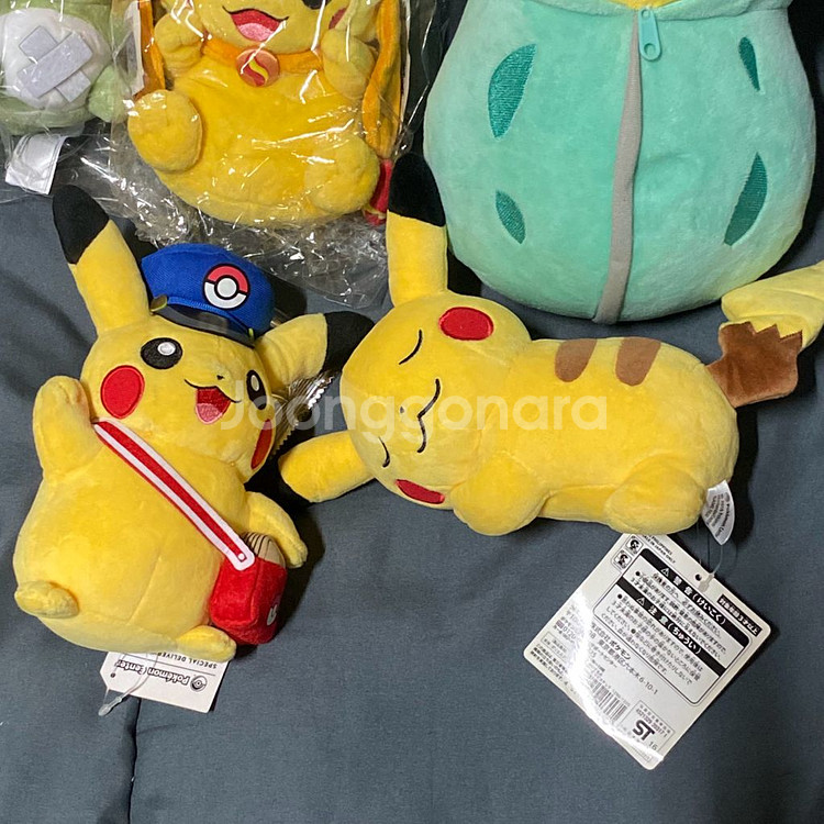 일본 정품 고전 한정판 리자몽 판쵸 대타출동 피카츄--5