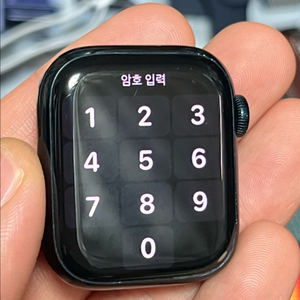 애플워치 7 41mm gps모델, 미드나이트