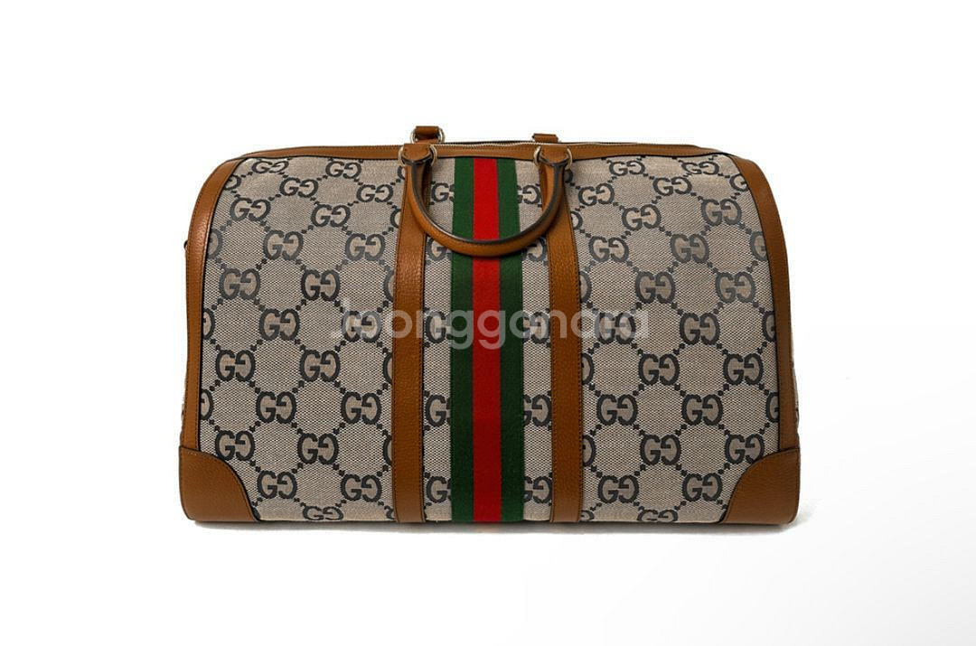 Gucci 구찌 블랑앤꼴레뜨 맥시 GG 한정판 보스턴백--2