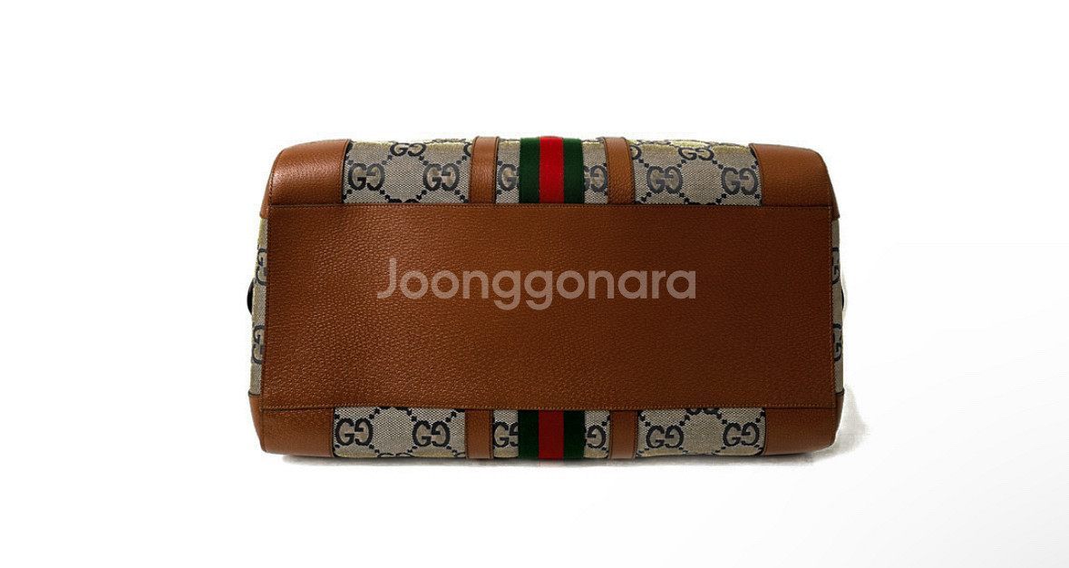 Gucci 구찌 블랑앤꼴레뜨 맥시 GG 한정판 보스턴백--4