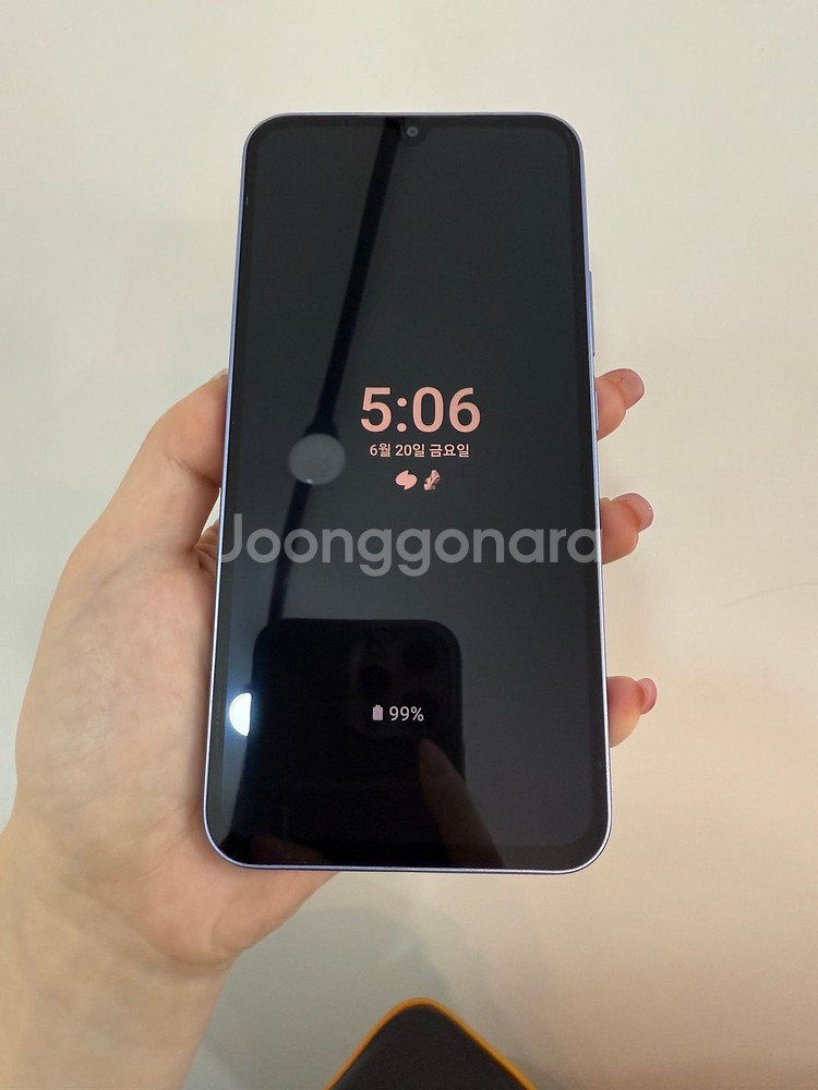 무잔상/보증O)갤럭시A34 128GB 바이올렛/Y892--0