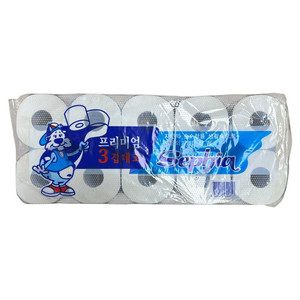 미니롤 화장지 두루마리 휴지 10롤 3겹 데코 26m