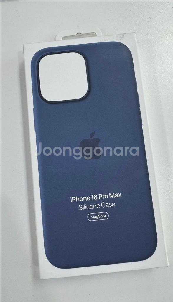 아이폰 16 Pro Max 데님 실리콘 케이스--1