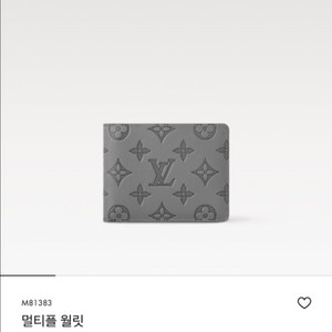 루이비통 멀티플 섀도우 새도우 반지갑 그레이