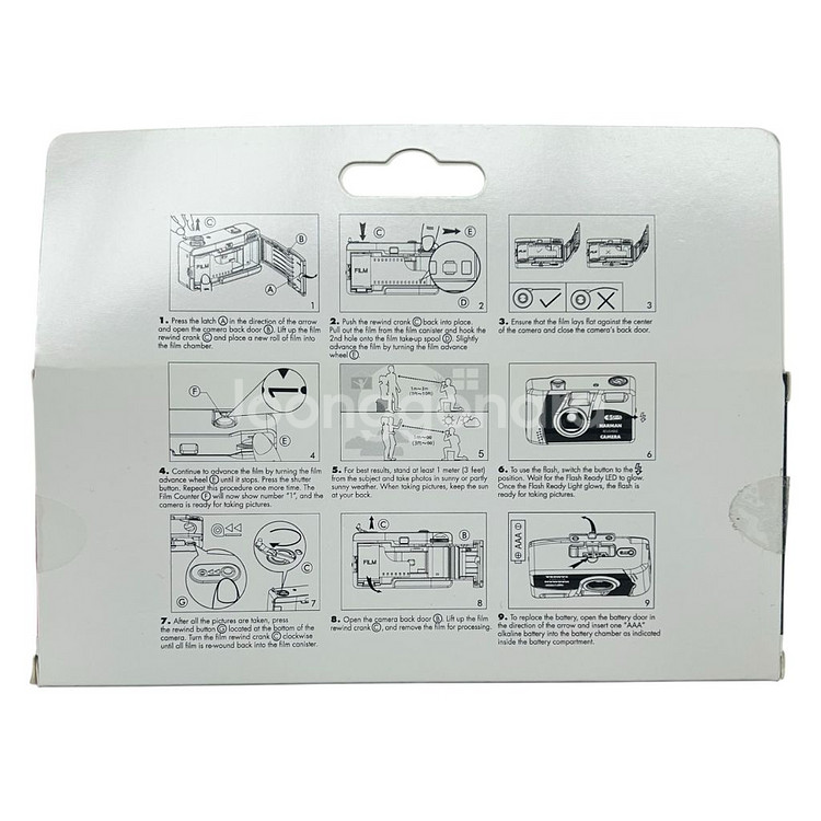 harman 하만 재사용 35mm 카메라+흑백필름2개--1