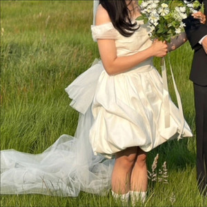 미니 웨딩드레스_웨딩촬영